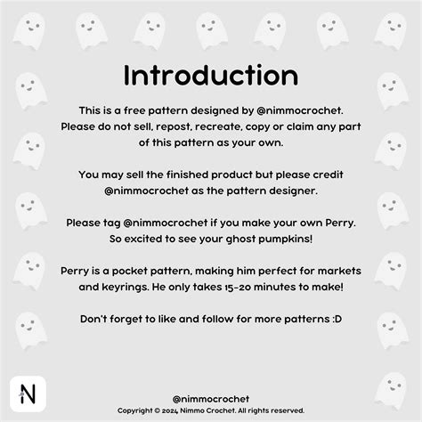 Free No-Sew Perry the Ghost Pumpkin Crochet Pattern | HandmadeV