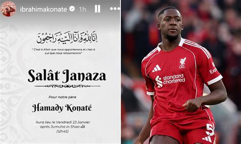 Ibrahima Konate confirms his father has died in heartbreaking post ...