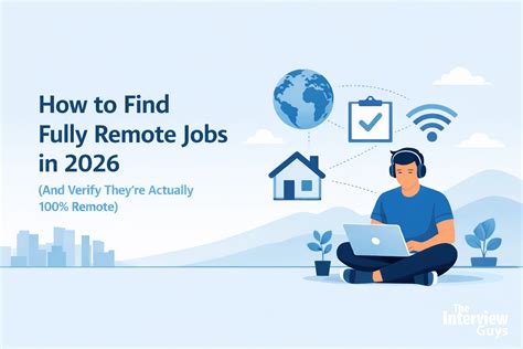 How to Find Fully Remote Jobs in 2026 (And Verify They're Actually 100% Remote) - The Interview Guys