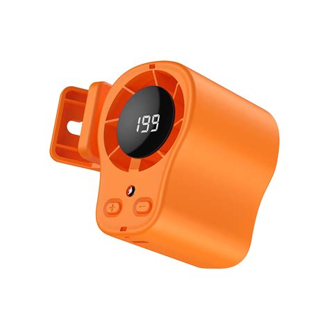 Car Vent Clip-On Air Circulator Fan with LED Display, Adjustable Airflow Automotive Fan for ...