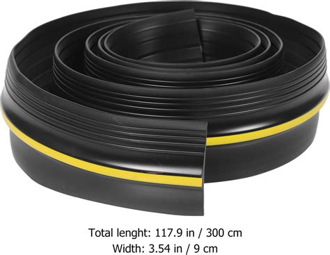 Garage Door Seal Bottom Threshold Strip 3 Meter Waterproof Rubber ...