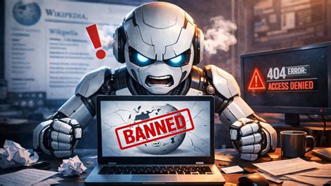 AI bot gets banned from Wikipedia, then writes angry blogs protesting ...