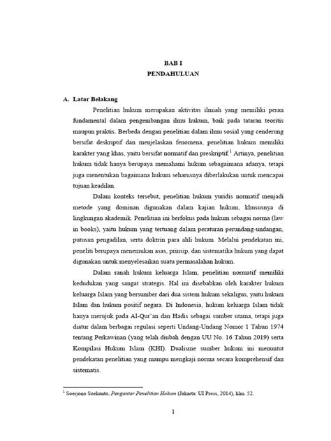 Makalah - Penelitian - Hukum - Normatif Final | PDF