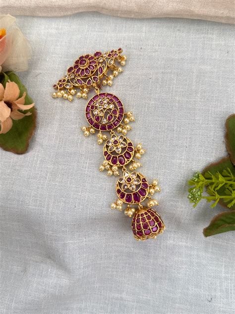Traditional Gold Jadebille – South Indian Bridal Hair Accessory ...