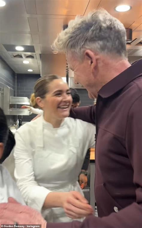 Gordon Ramsay surprises daughter Tilly during her kitchen shift in his ...