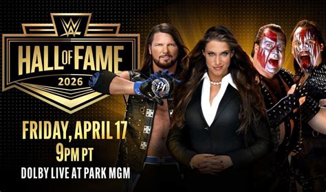 2026 WWE Hall of Fame ceremony set for Dolby Live in Las Vegas on April 17
