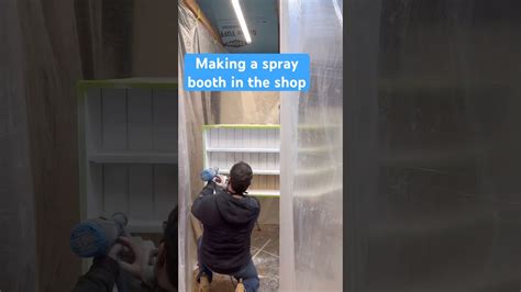 Make a simple paint booth in my small woodshop #workshop #painting # ...