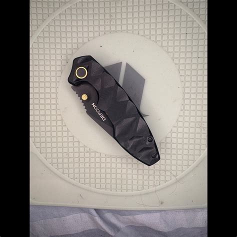 Bladebinge - *FINAL Price Drop*DEFCON LINER LOCK FOLDING KNIFE BLACK ...