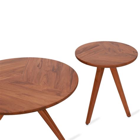 Uku - Teakwood Side Table, Sale | Alankaram