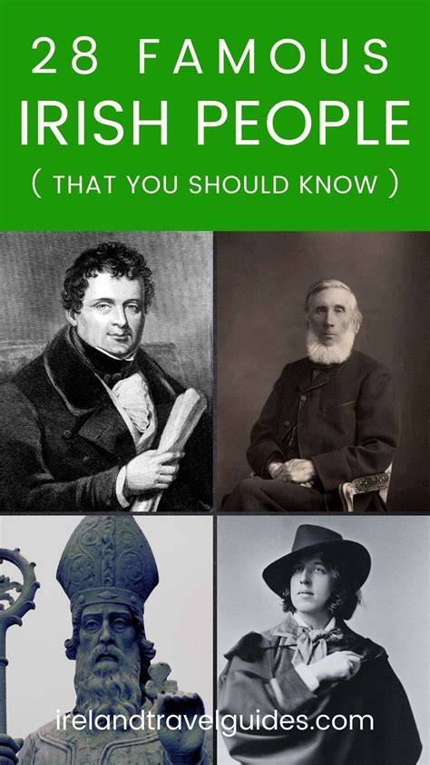 28 Famous Irish People You Should Know