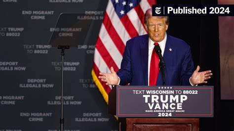 Trump’s Consistent Message Online and Onstage: Be Afraid - The New York ...