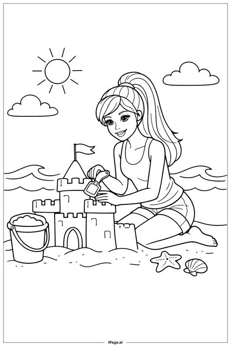Barbie With Friends Coloring Page (Free PDF&PNG Printable)