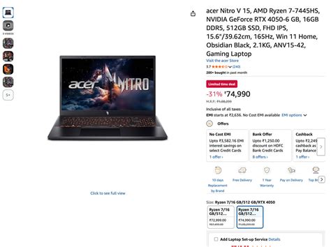 This RTX 4050 gaming laptop drops below Rs 75,000 on Amazon: All details