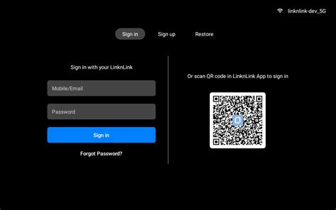 1.3. Sign-In and Initialization – LinknLink