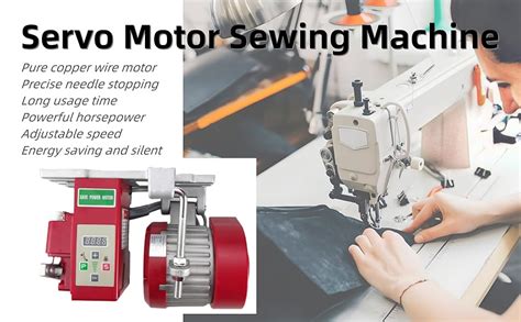 Servo Motor Sewing Machine Ac110v 750w 1hp Industrial Brushless Sewing ...