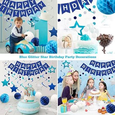 Splendid Frame Blue Party Banner