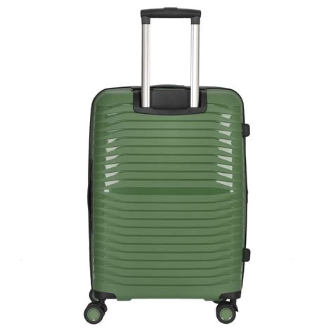 Stratic Bright+ 26 inch Trolley in Olive – Durable Travel Suitcase – Markenkoffer
