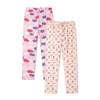 Buy Real Basics Girls Cotton All Over Print Pajama Pack of 2 (RB-G-PJ ...
