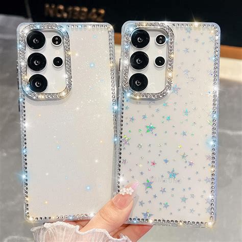 Samsung Galaxy A36 5G Rhinestone Glitter TPU 4-corners Anti-fall Phone ...