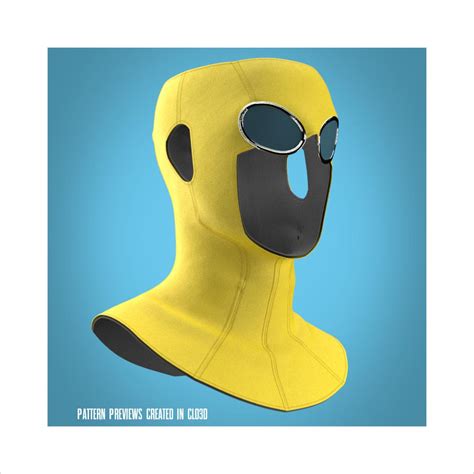 Invincible Mask and Cowl Sewing Pattern Superhero Cosplay - Etsy Canada