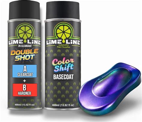 Amazon.com: LiME LiNE Automotive Spray Paint, Chameleon Color Changing ...