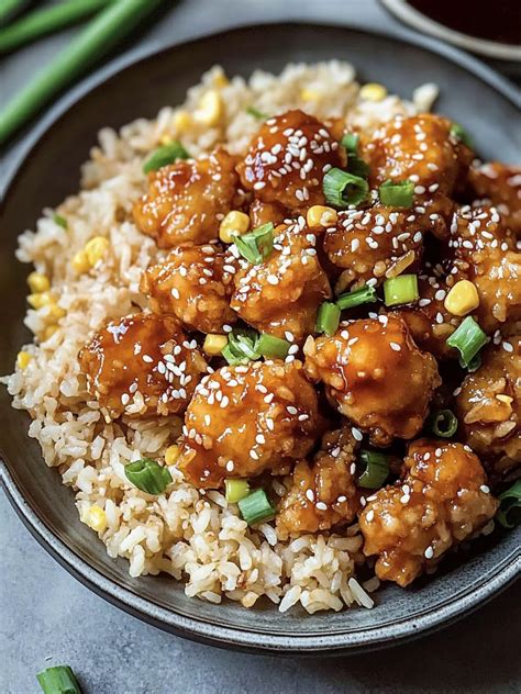 Crispy Sesame Chicken and Fried Rice in 20 Minutes - Jayda Recipes