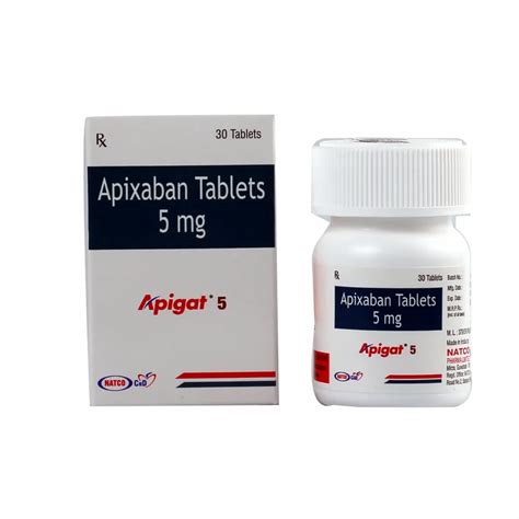 5mg Apigat Apixaban Tablet at ₹ 99/box | एपिक्सेबैन टैबलेट in Nagpur ...