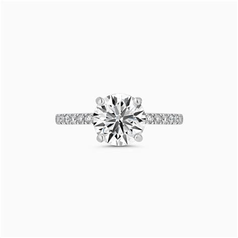Aura Jewel 2 Ct Tapered Band Engagement Ring - Lab-Created Simulated ...