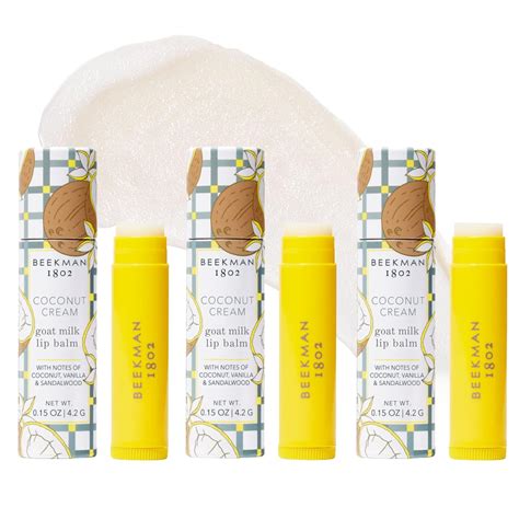 Amazon.com : Beekman 1802 Goat Milk Lip Balm – Moisturizing Lip Balm for Dry, Chapped Lips ...