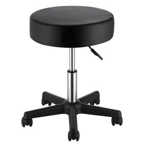 Rolling Stool with Wheels, 400 LBS Adjustable Height, Swivel Chair for ...