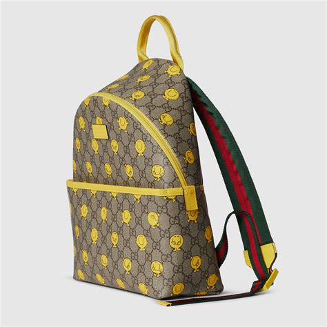 Children's printed GG backpack in beige and brown GG Supreme | GUCCI® UK