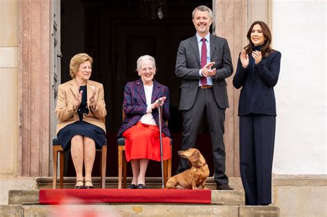 Queen Mary of Denmark puts a spin on mourning attire as she steps out for the first time ...