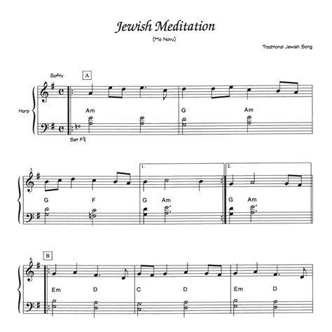 Jewish Meditation – Harp Column Music