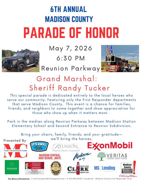 Madison County Parade of Honor - 6th Annual, Reunion Parkway - from ...