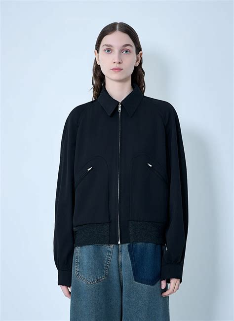 Maison Margiela Zip-Front Wool-Blend Jacket Maison Margiela