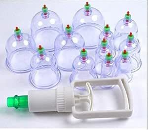 JAISNAVI 12 Piece Silicone Cupping Therapy Set for Cellulite Reduction ...