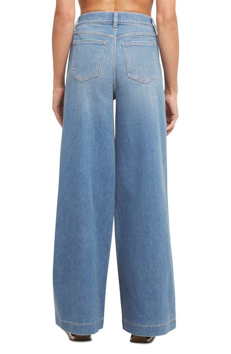 SPANX® EveryWear Wide Leg Pull-On Jeans | Nordstrom