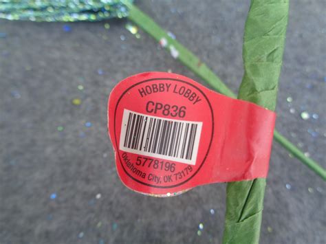 6- Green Glittered Peacock Feather Stems Floral Picks 14"