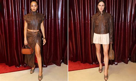 Leigh-Anne Pinnock wows in brown co-ord as she joins Holly Ramsay at ...