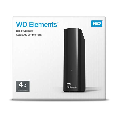 WD Elements Desktop WDBWLG0040HBK - Festplatte - 4 TB - extern ...