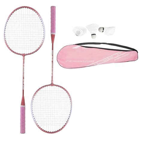 1Pair Shuttlecocks Racquet Light Weight Badminton Racket Set ...