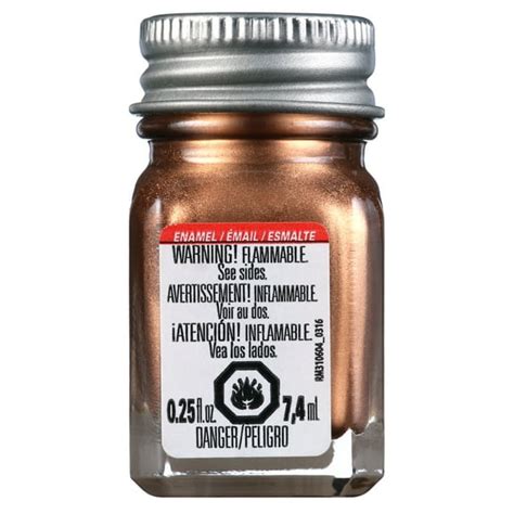 Testors Copper Testors Enamel Plastic Model Paint, 1/4 oz bottle ...