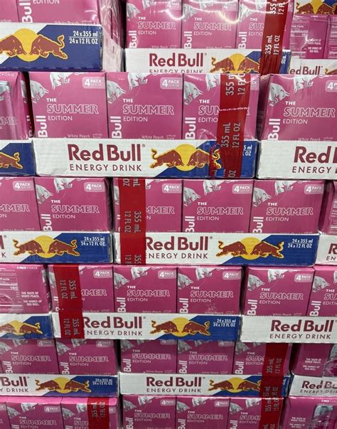 Red Bull Summer Edition White Peach Energy Drink 12-Pack, 12 oz