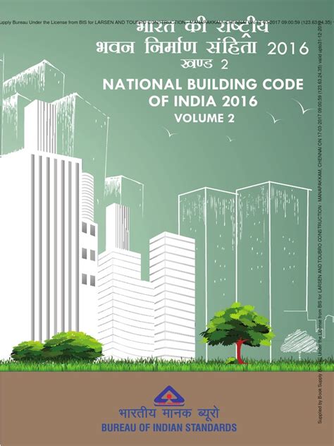 INDIA NATIONAL BUILDING CODE NBC 2016 VOL 2 PDF Technical ...