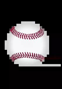 grafica vettoriale gratuito baseball | Public domain vectors