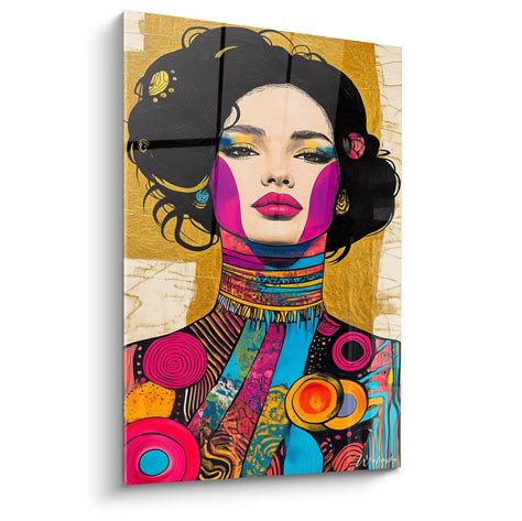 Tableau Gustav Klimt Vibrance moderne et détails dorés