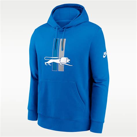 Sudadera con gorro sin cierre Nike de la NFL para hombre Detroit Lions ...