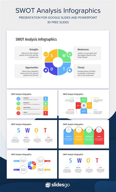 Free SWOT Infographics for Google Slides and PowerPoint