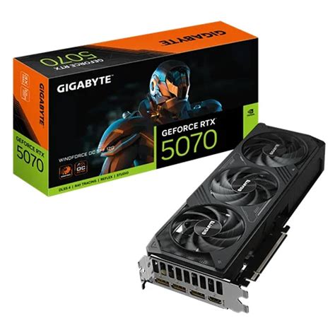 Gigabyte RTX 5070 Windforce 3 OC 12GB GDDR7 Graphics Card - Clarion ...