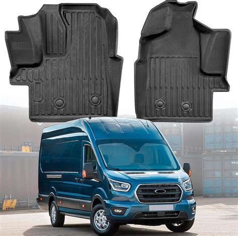 Car Floor Mats for Ford Transit 2022 2023 2024 2025 2026, Fit Vinyl ...